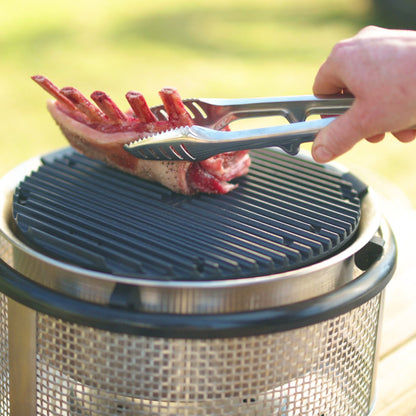 COBB Griddle cooking Lamb Rack